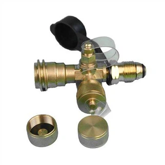 Propán gyorscsatlakozó Y adapter